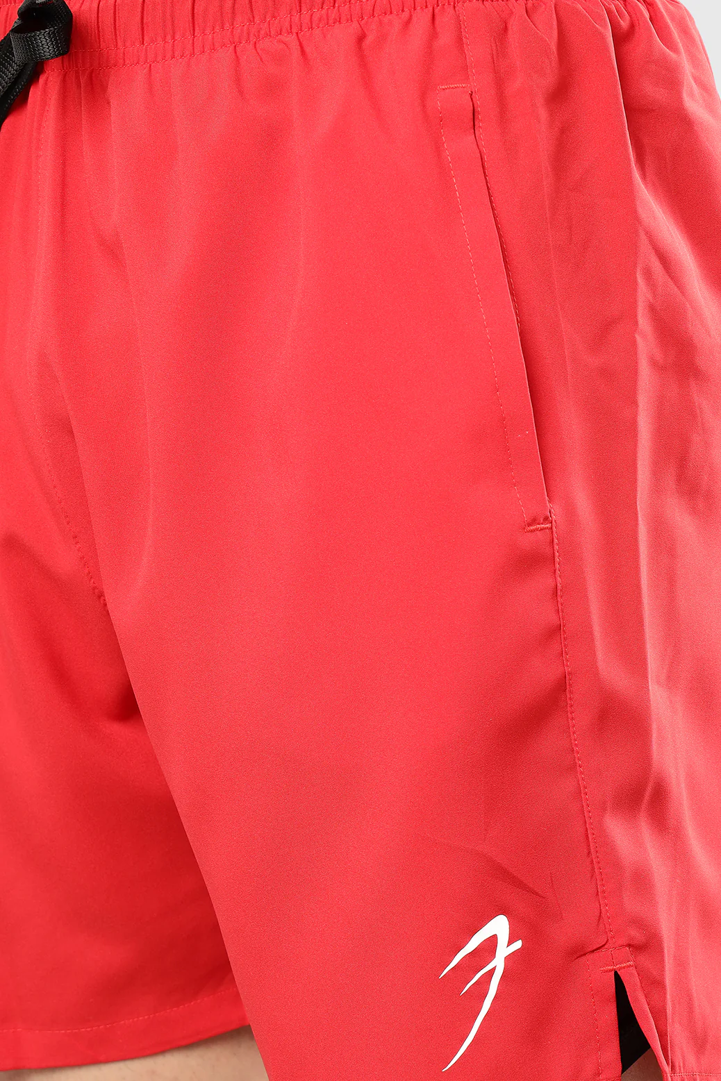 2 in 1 Compression Shorts Red - Image 4
