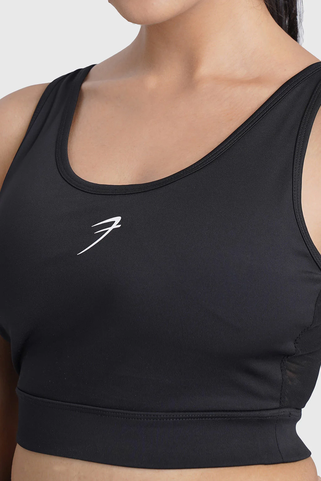 Active Full Support Sports Bra Black - Image 3