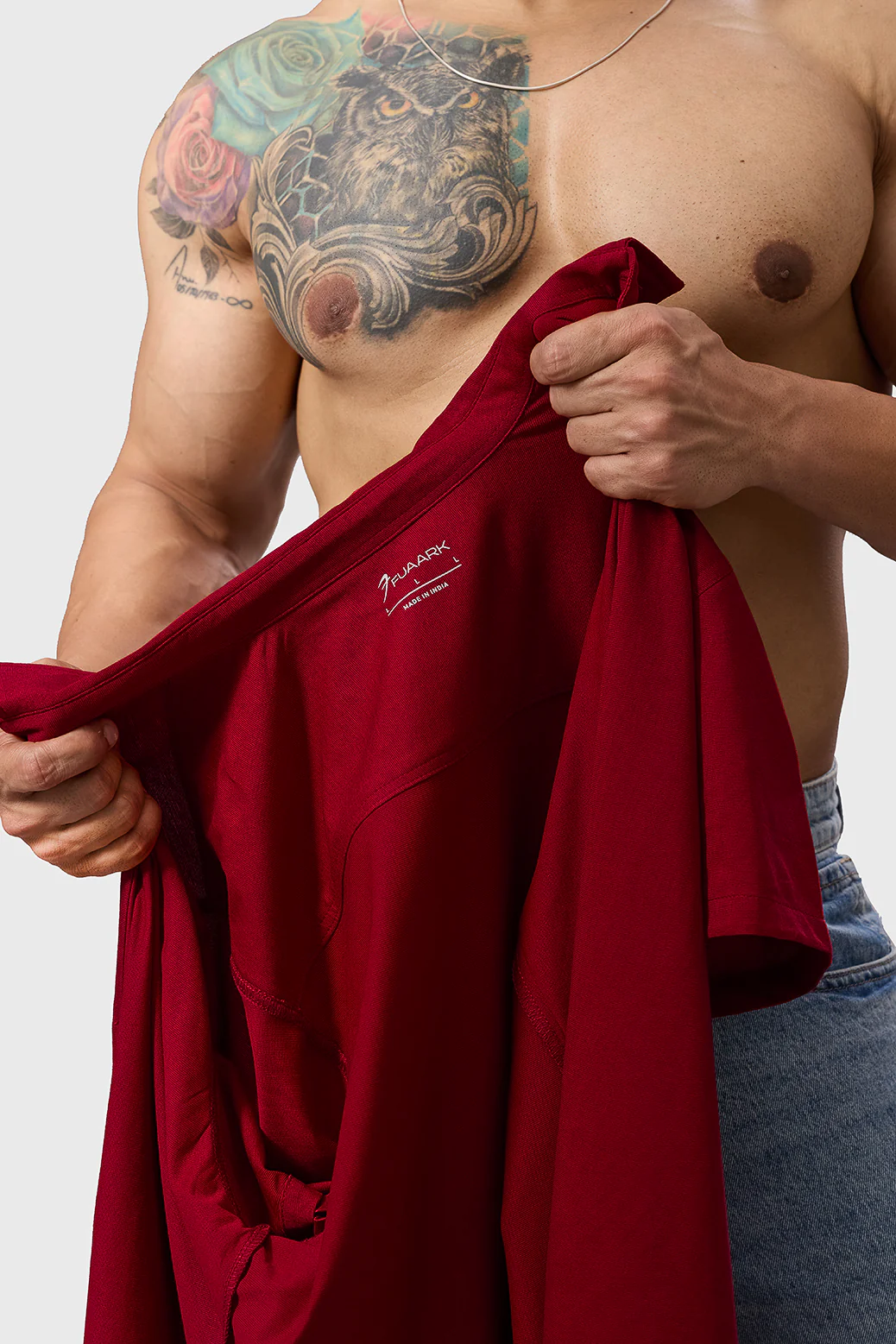 Aero Shirt Deep Red - Image 5
