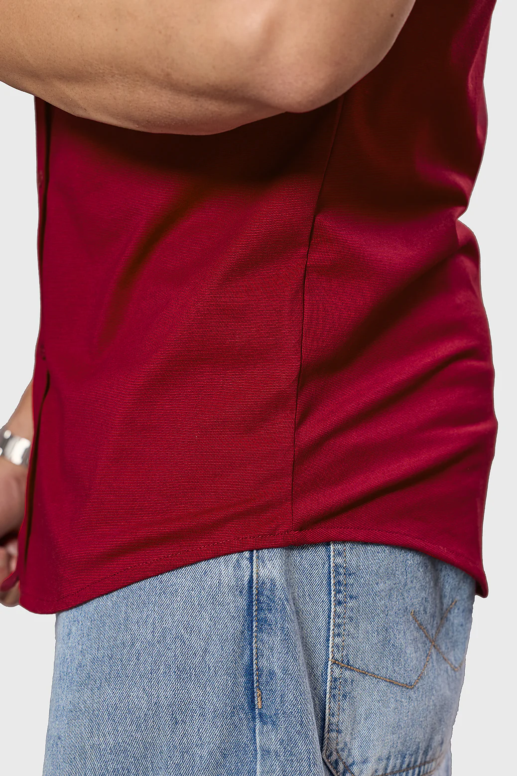 Aero Shirt Deep Red - Image 6