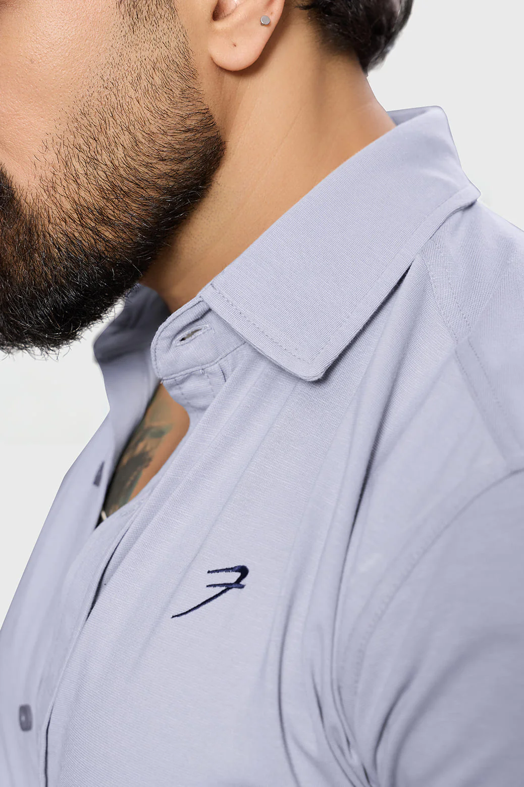 Aero Shirt Light Grey - Image 4