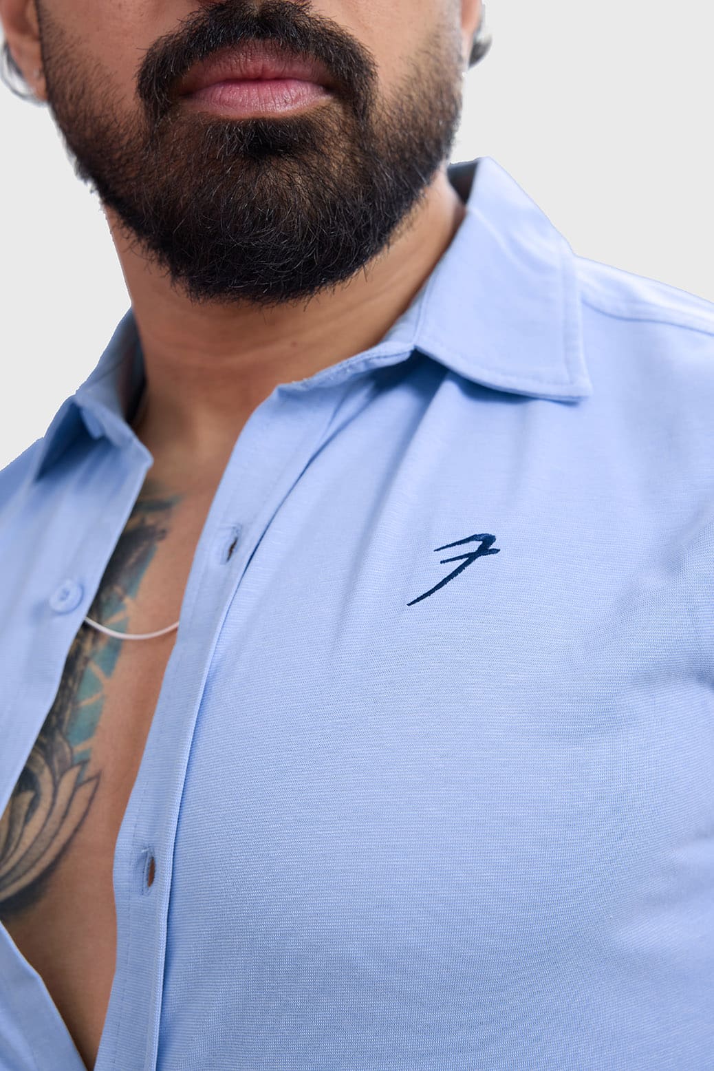 Aero Shirt Sky Blue - Image 3