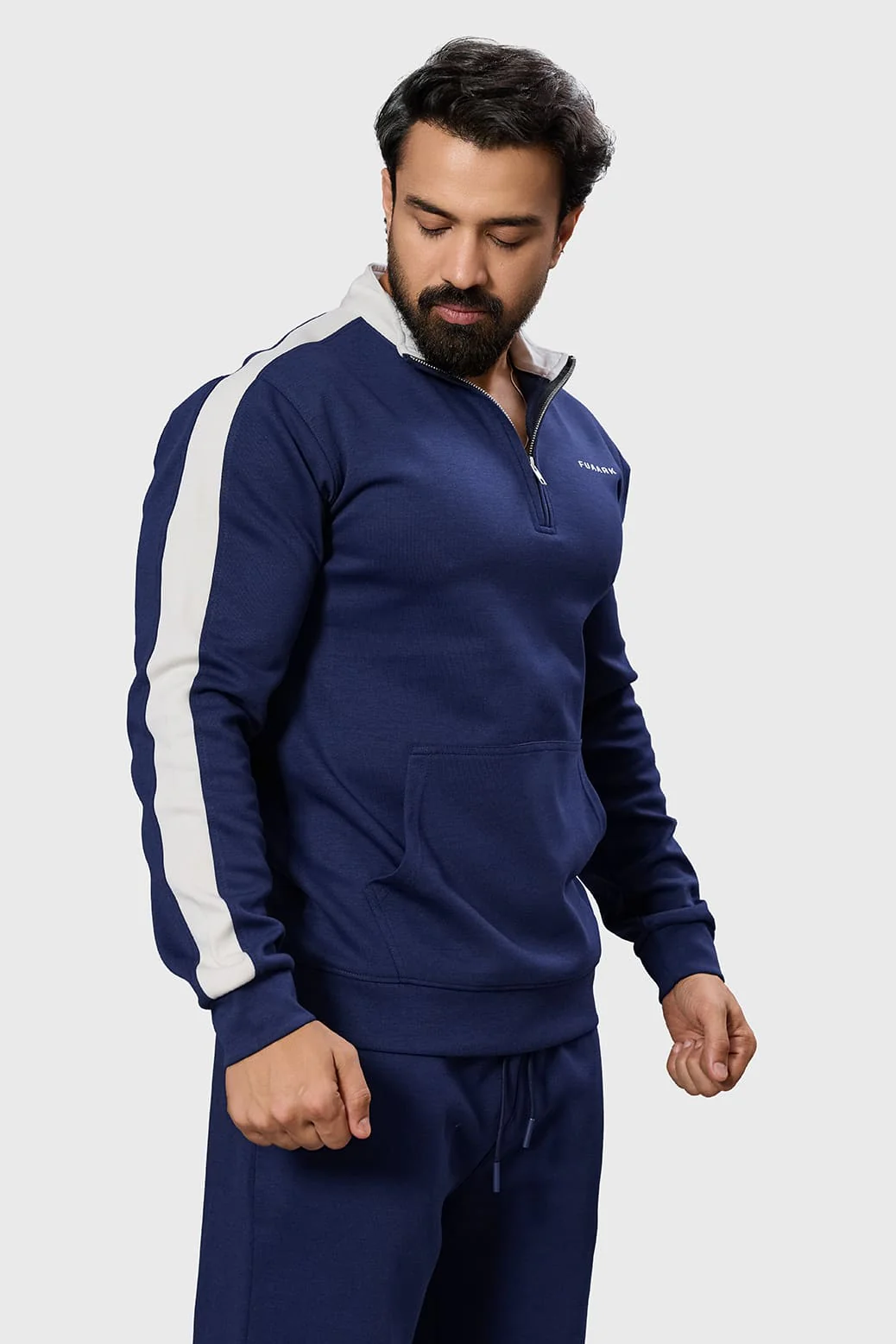 Alpine Pullover Navy/White - Image 6