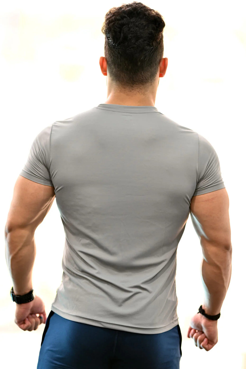 Apex T-shirt Light Grey - Image 5