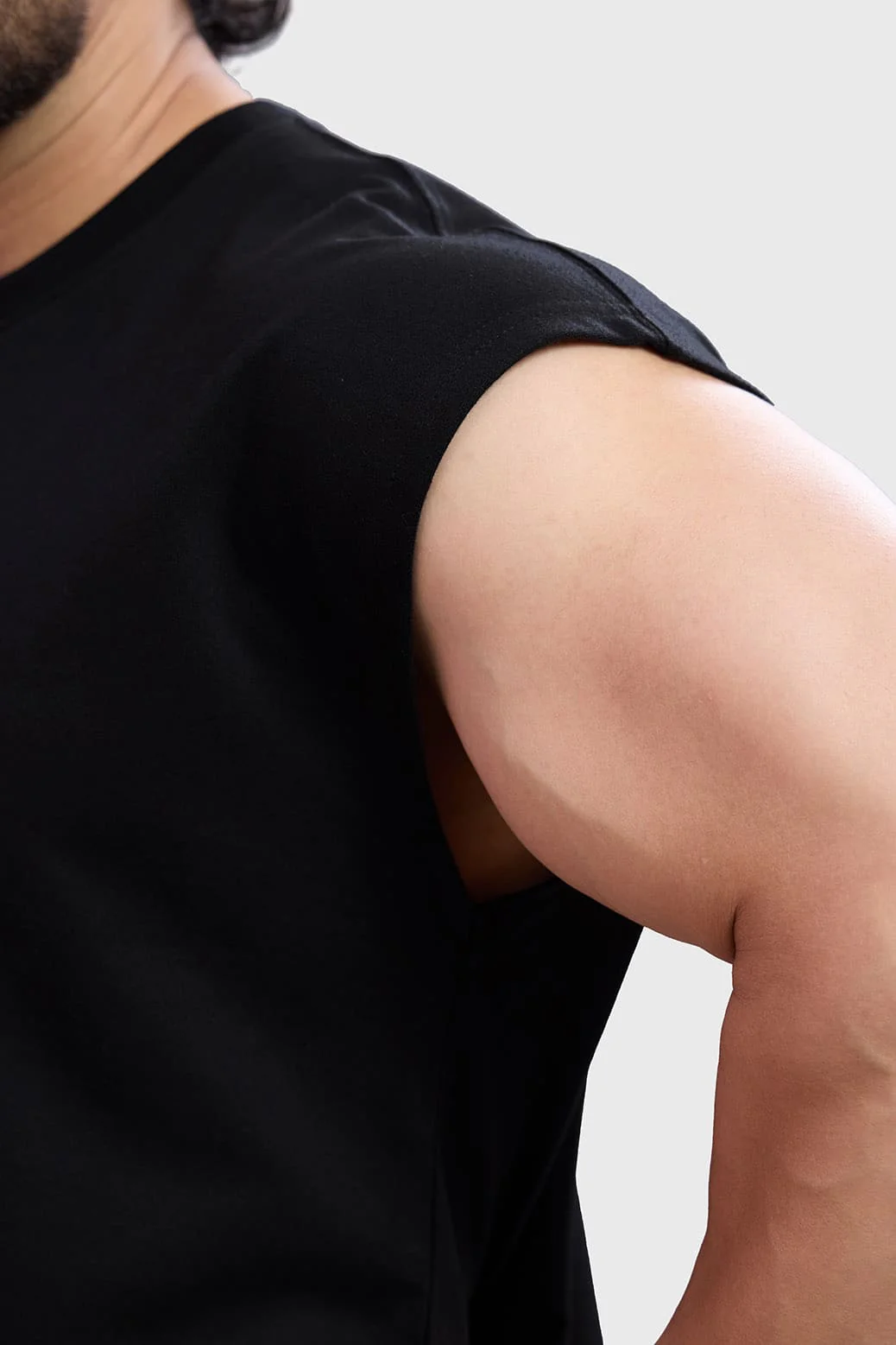 Ash Capsleeves Tank Black - Image 4