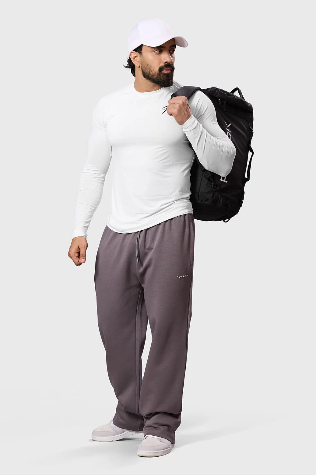 Bare Nylon Fullsleeves T-shirt White - Image 4