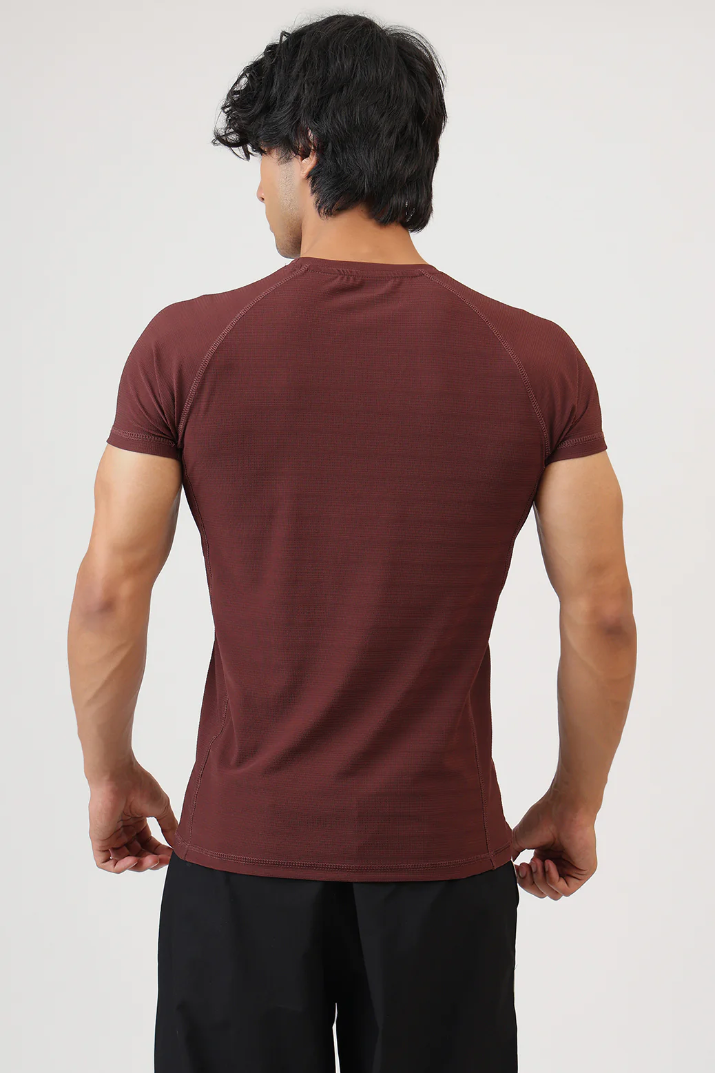 Blaze Nylon T-shirt Brown - Image 6