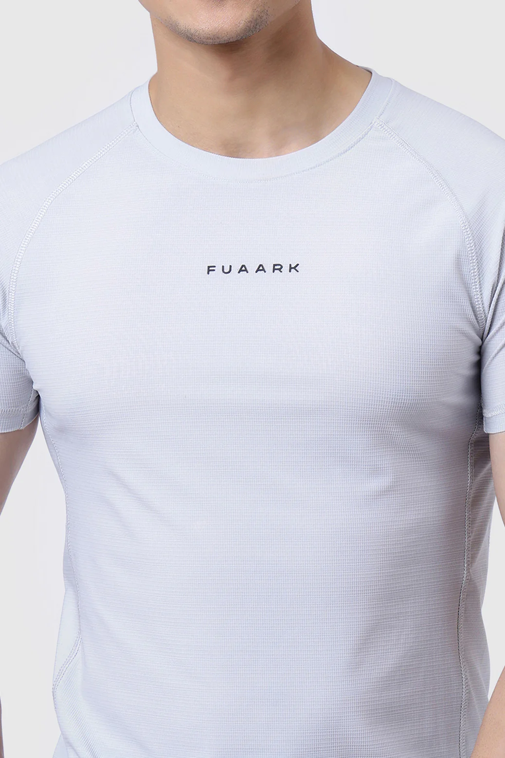 Blaze Nylon T-shirt Light Grey - Image 3