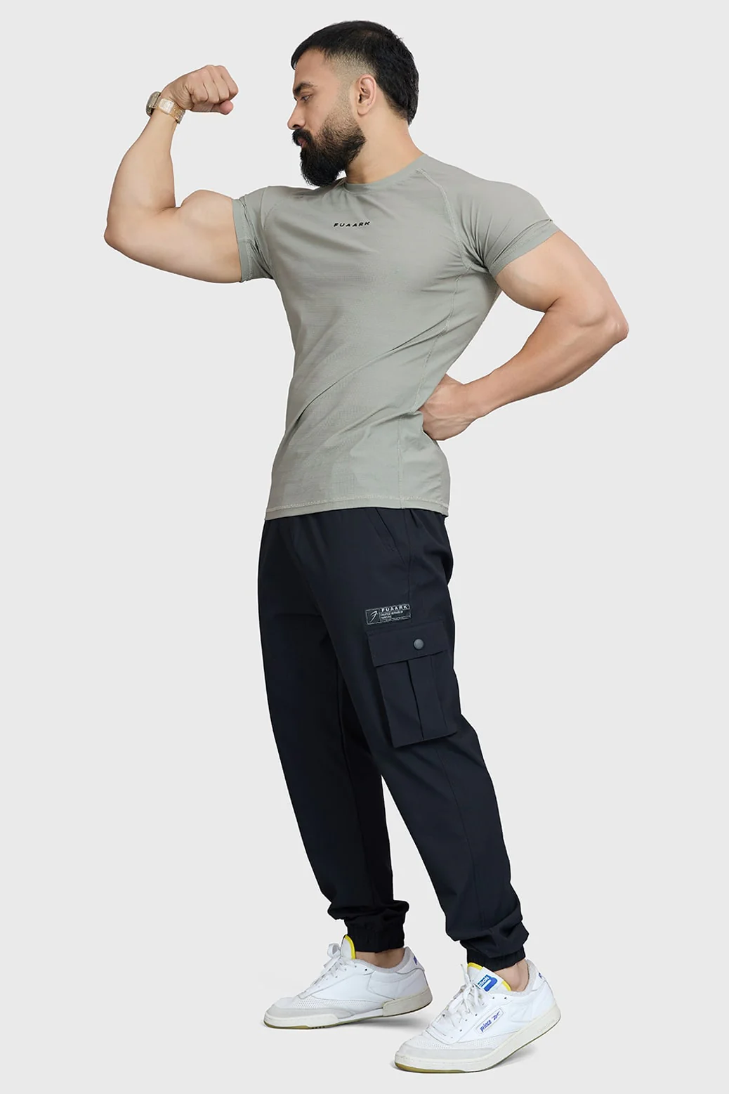 Blaze Nylon T-shirt Sage Green - Image 2