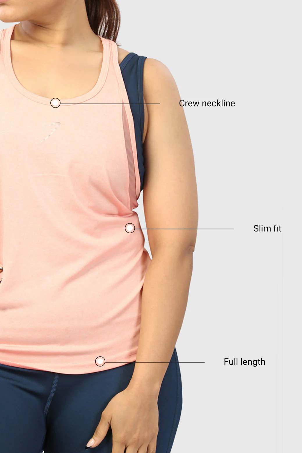 Bold Melange Tank Orange - Image 3