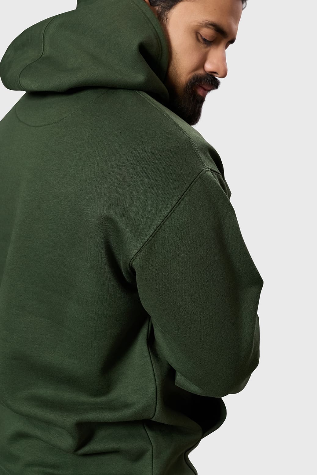 Brookline Oversized Hoodie Olive - Image 5
