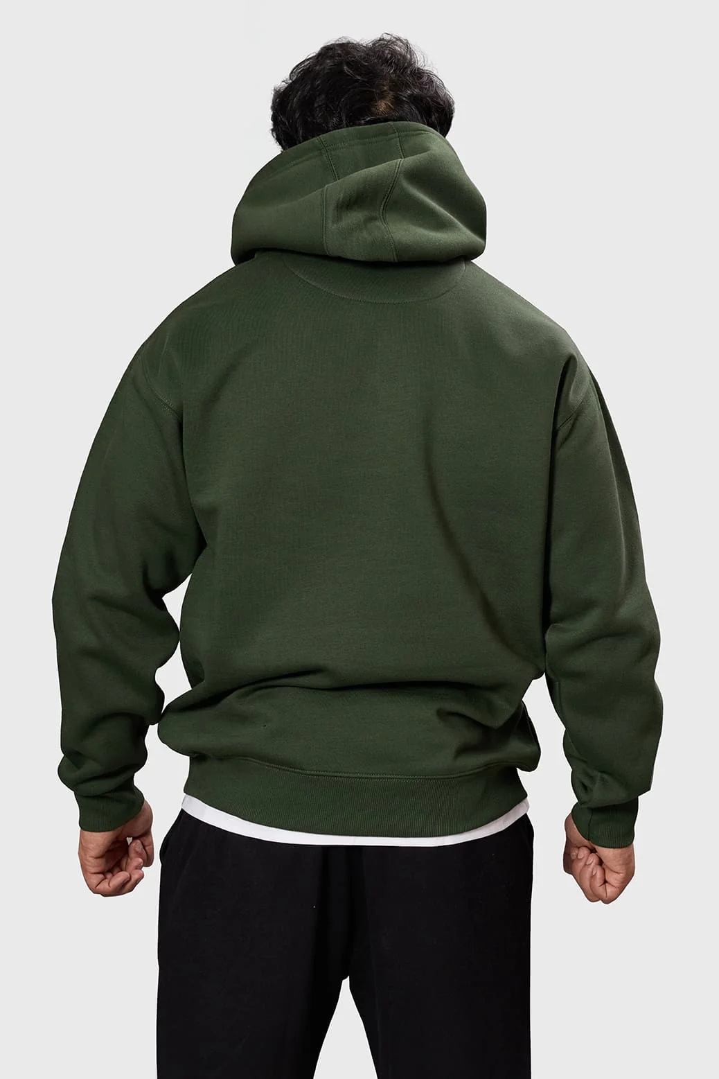 Brookline Oversized Hoodie Olive - Image 6