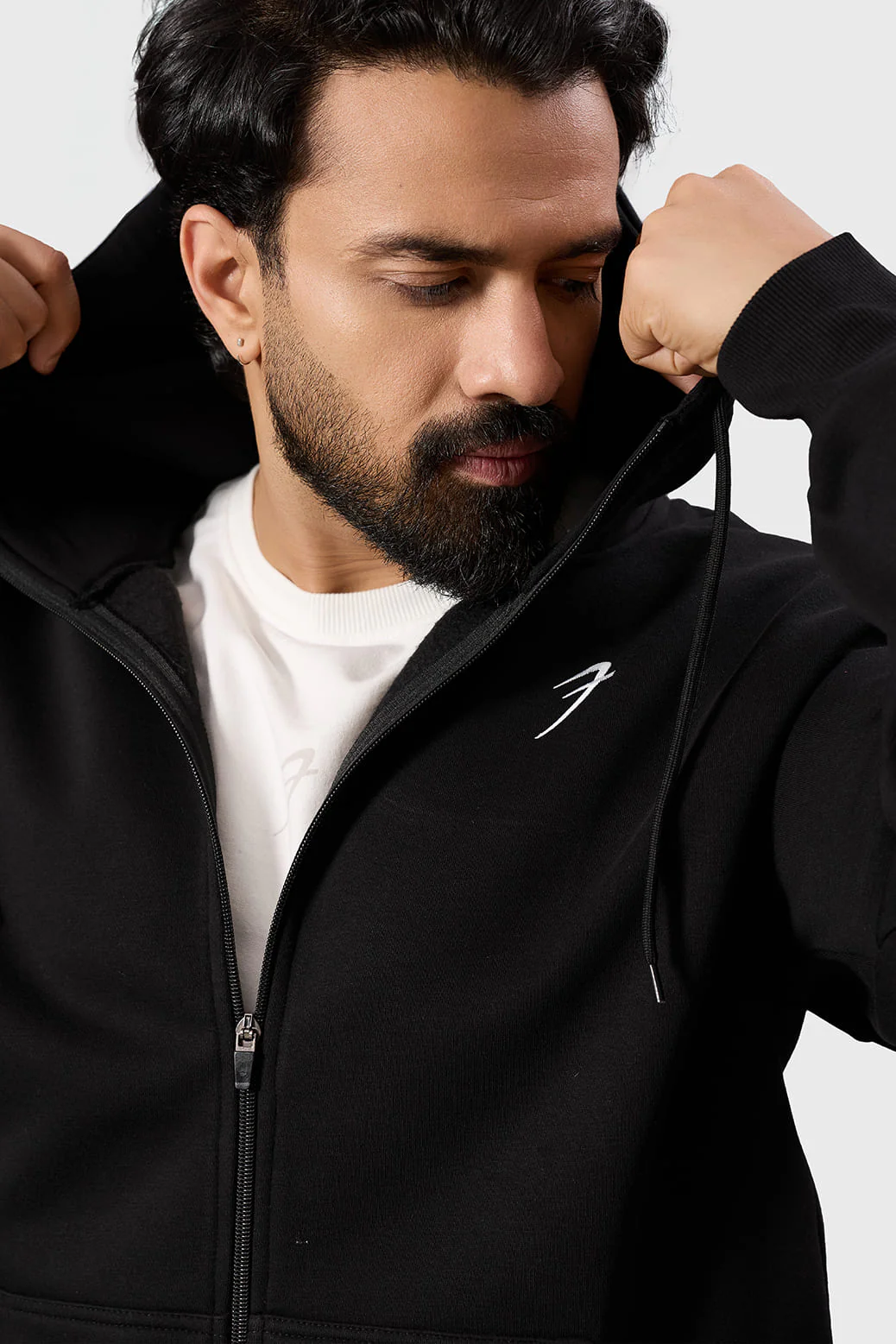 Brookline Oversized Jacket Black - Image 7