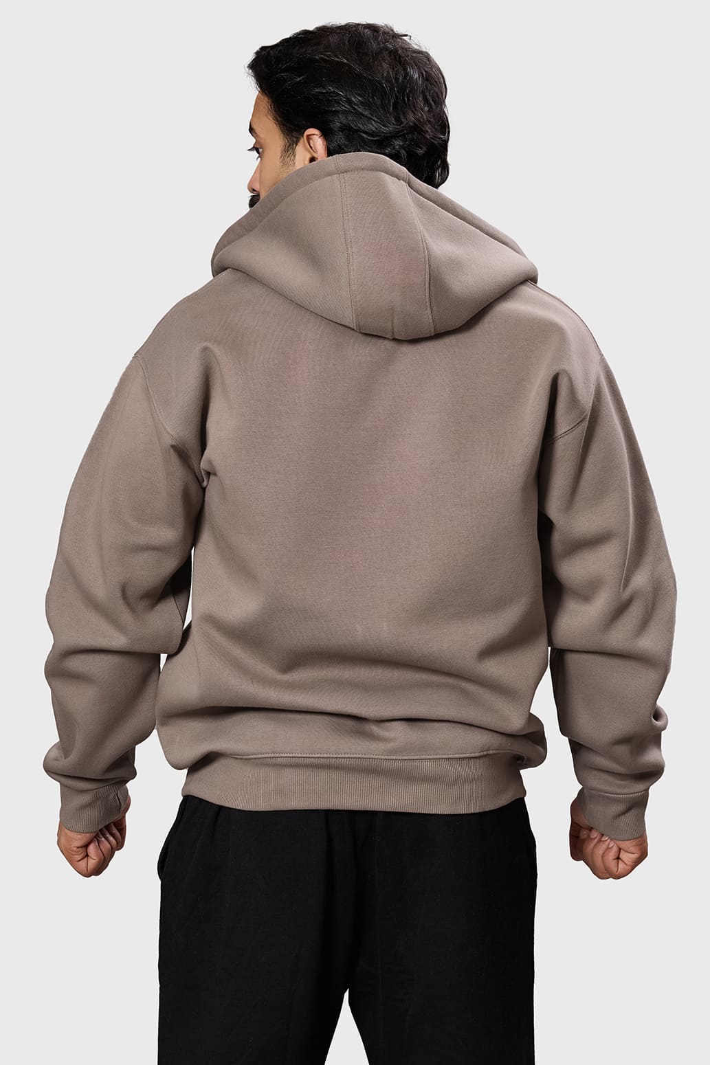 Brookline Oversized Jacket Brown - Image 7