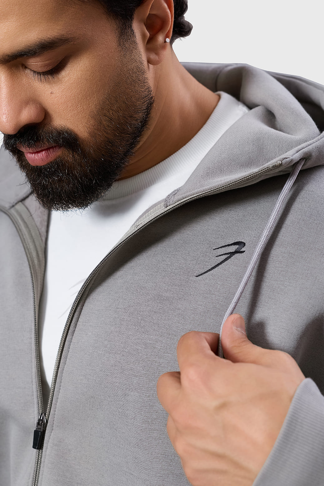 Brookline Oversized Jacket Grey - Image 4