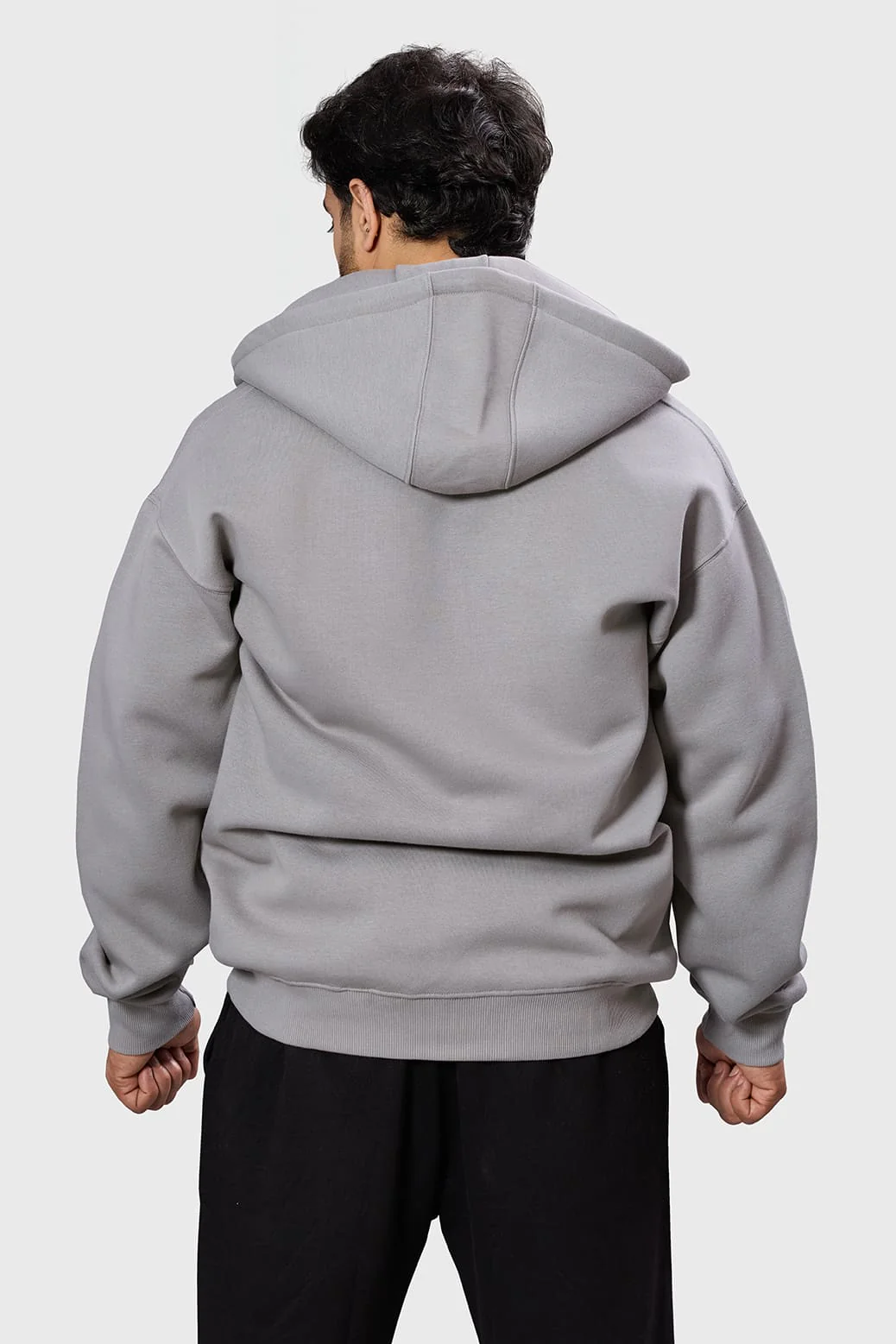 Brookline Oversized Jacket Grey - Image 8