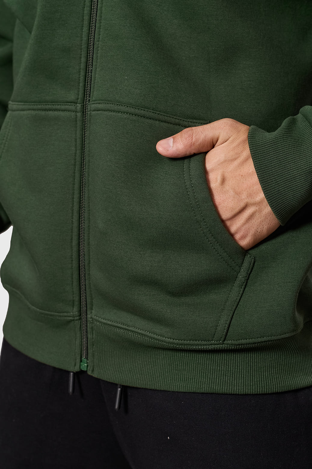 Brookline Oversized Jacket Olive - Image 5