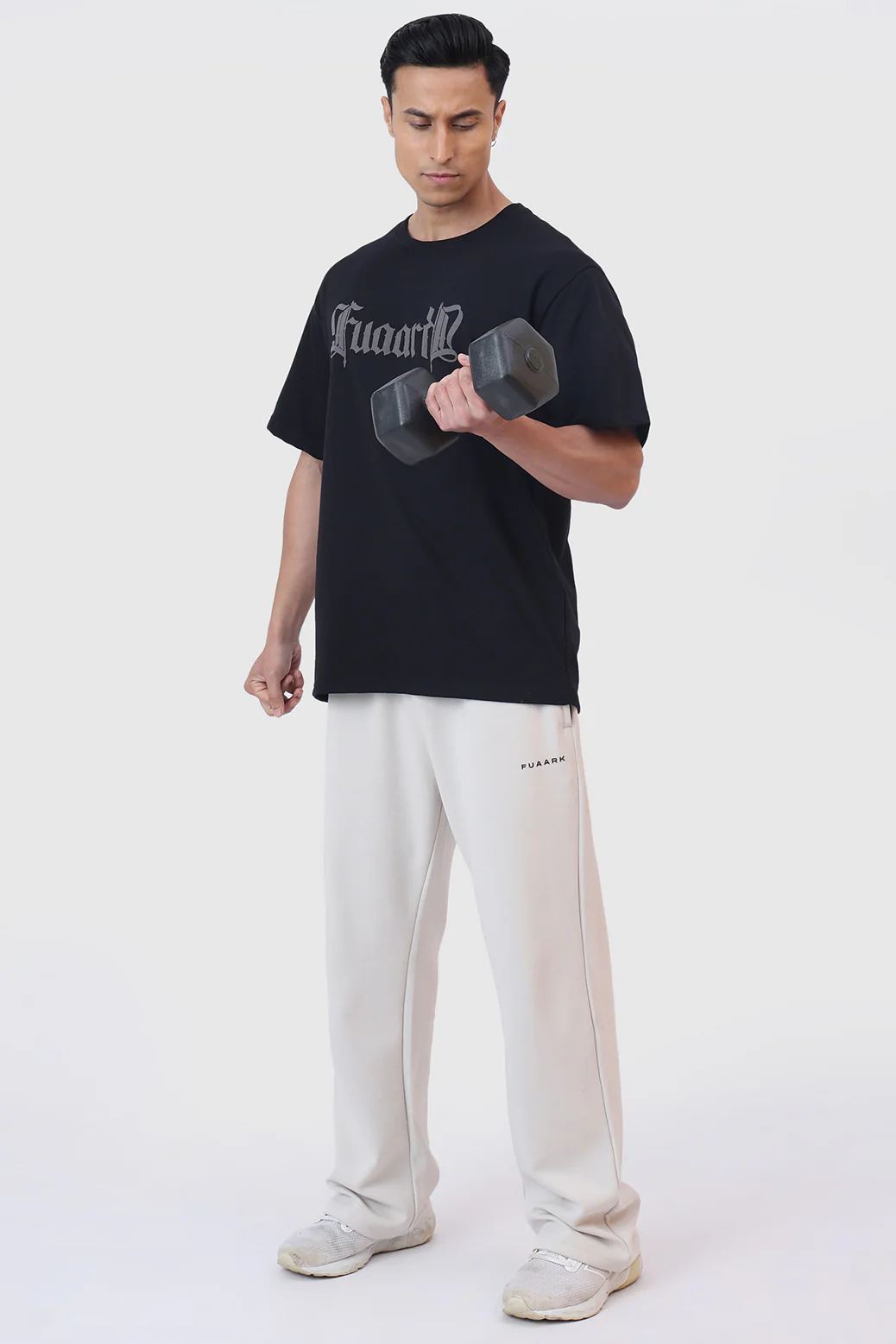 Brookline Oversized T-shirt Black - Image 6