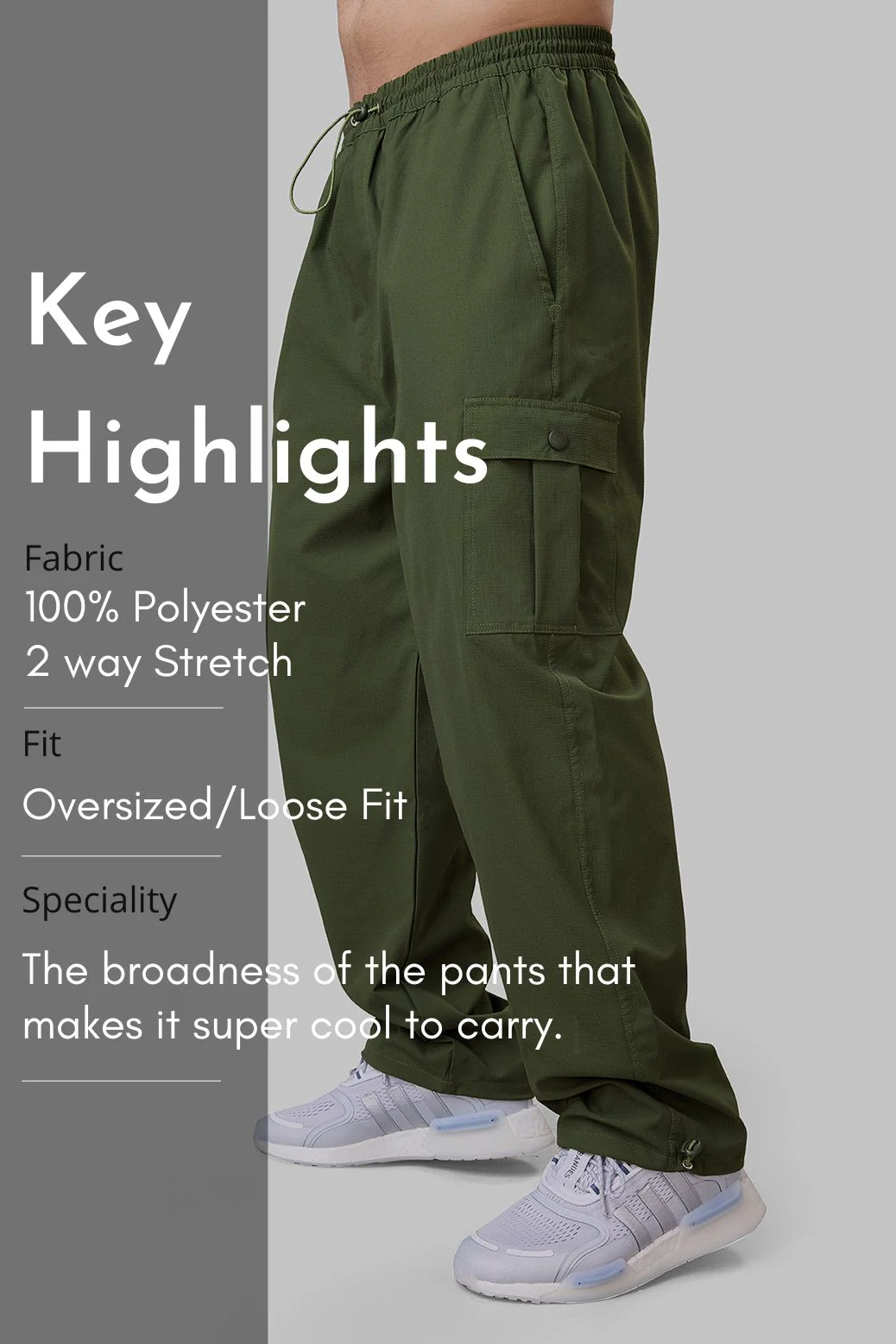 Carpenter Cargo Pants Olive - Image 6