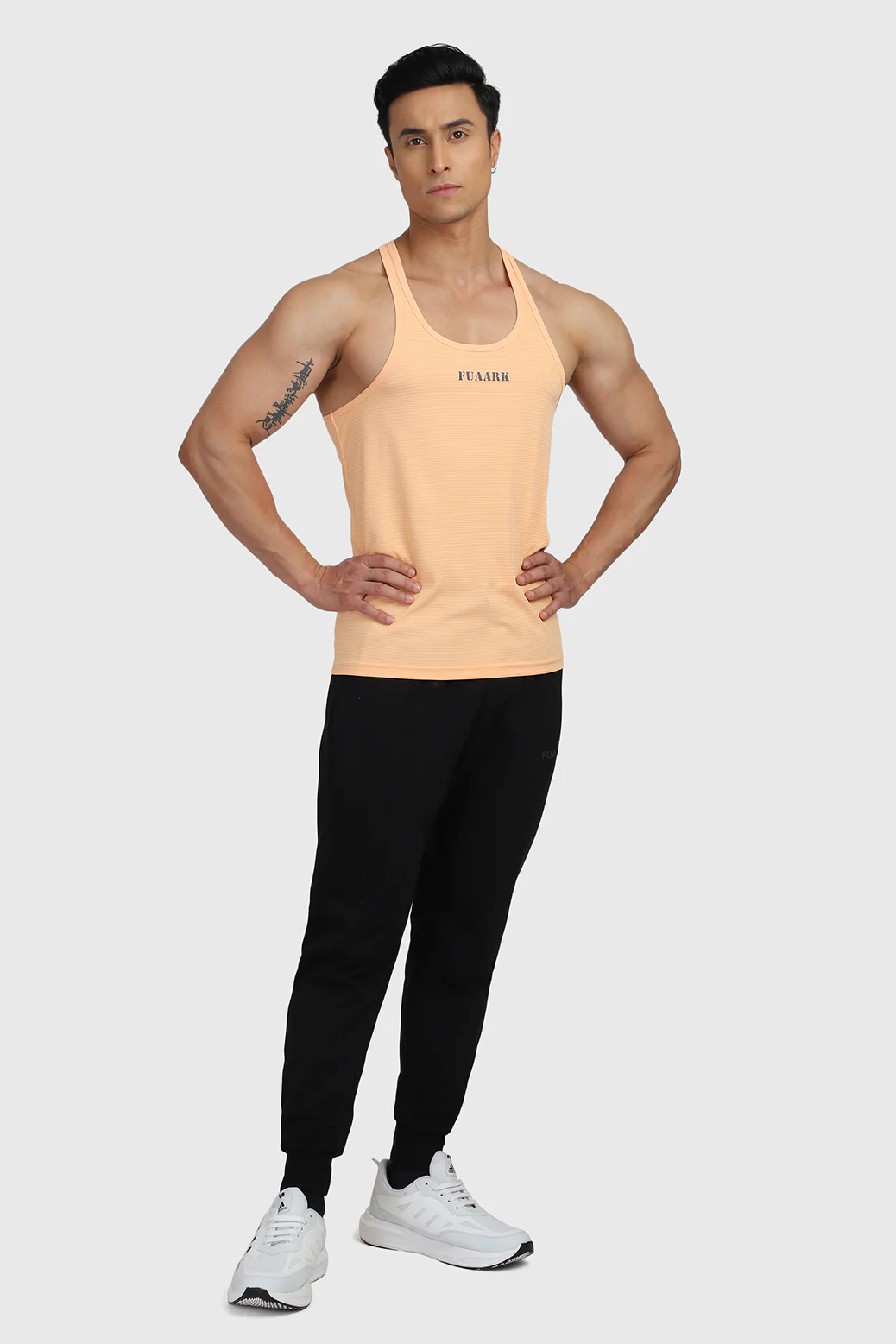 Checks Stringer Peach - Image 3