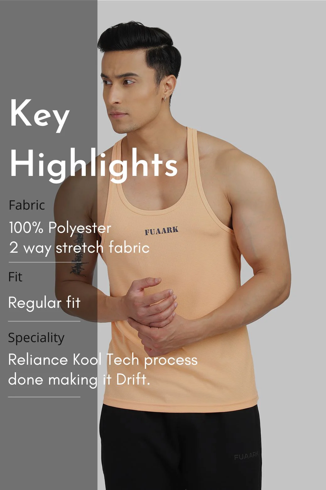 Checks Stringer Peach - Image 8