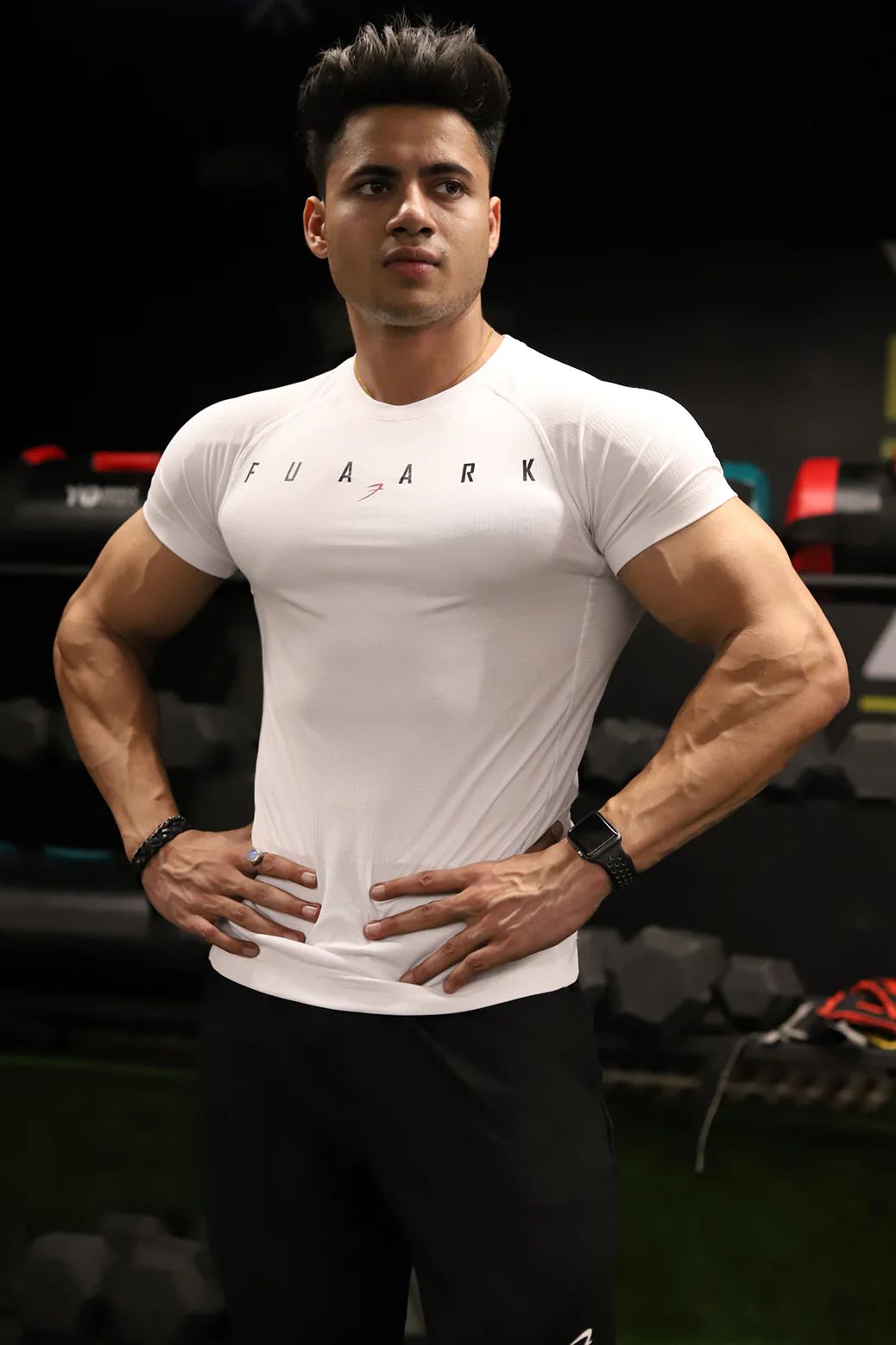 Checks T-shirt White - Image 4