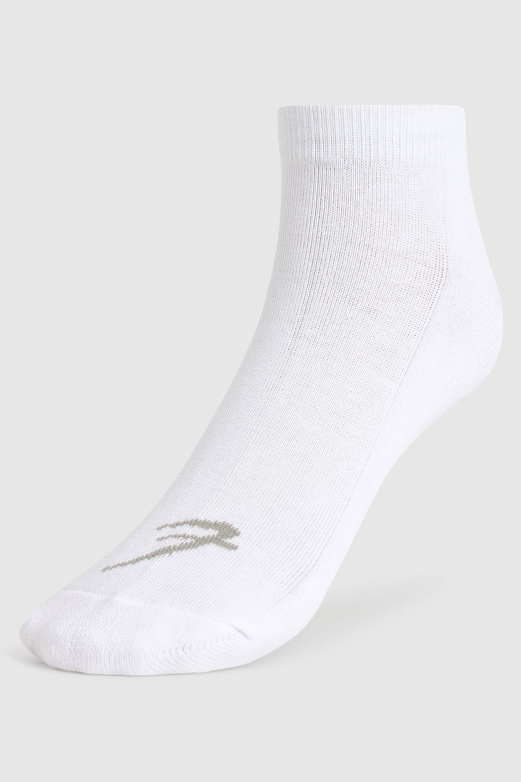 Classic Ankle Socks White/Grey - Image 4