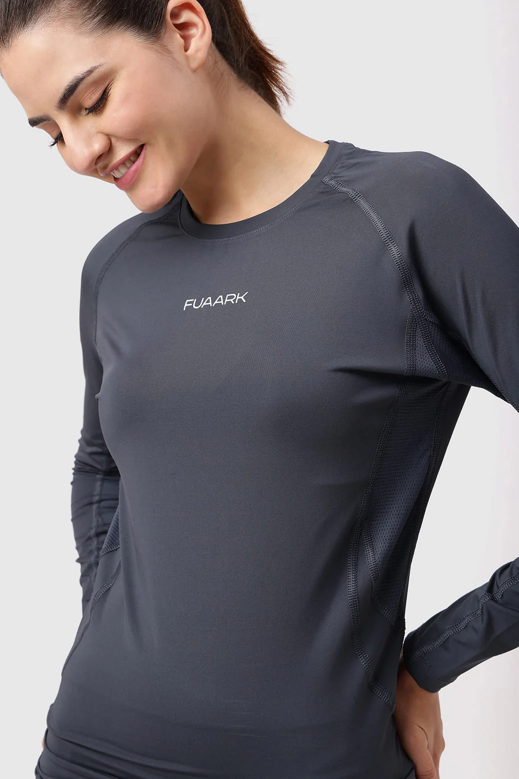 Compression 2.0 Full Sleeves T-shirt Grey - Image 3