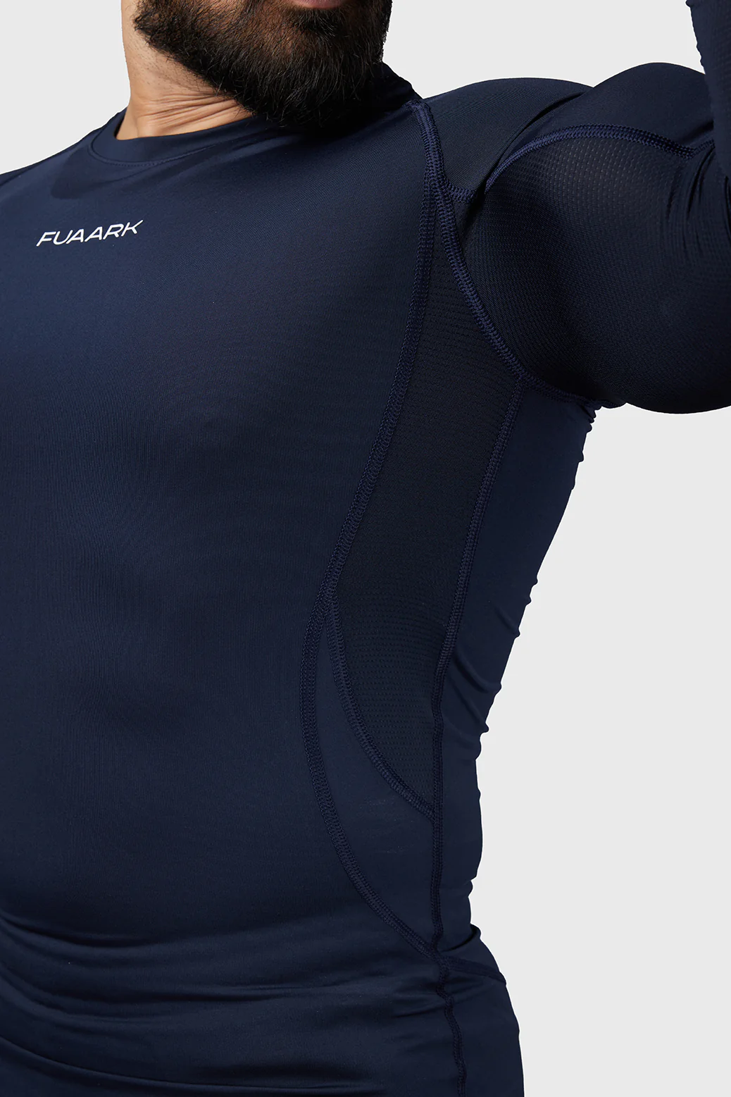 Compression 2.0 Full Sleeves T-shirt Navy - Image 5