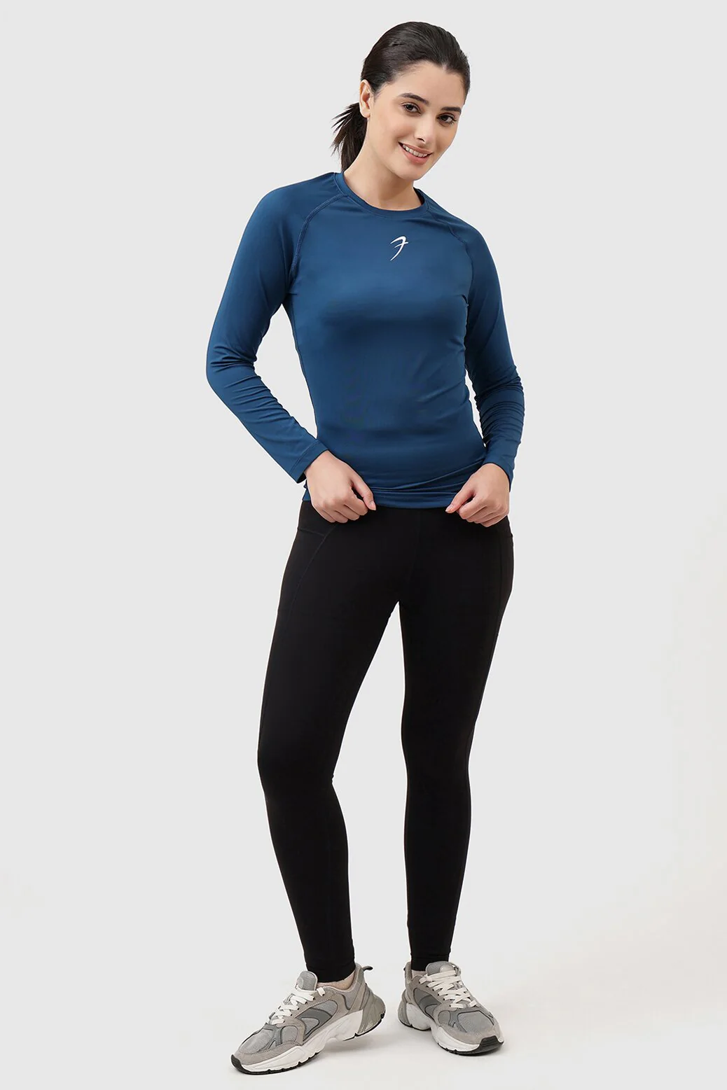 Compression Full T-shirt Teal - Image 2