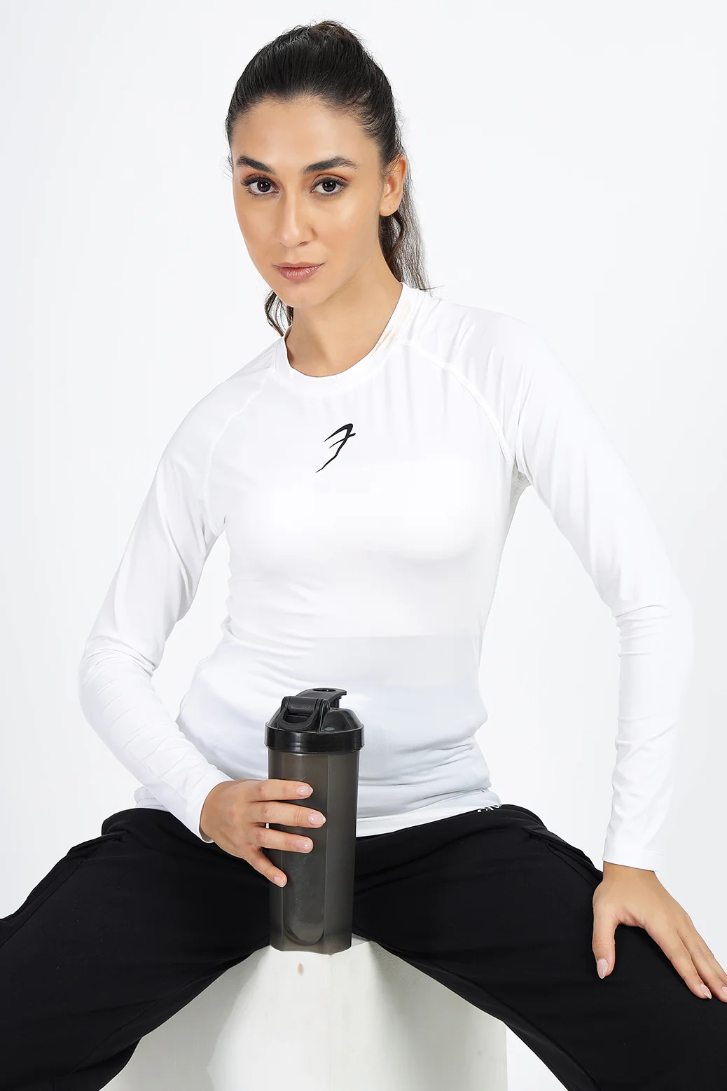 Compression Full T-shirt White - Image 2