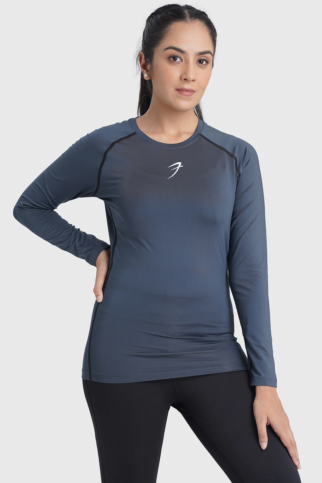 Compression Full T-shirt Grey - Image 2