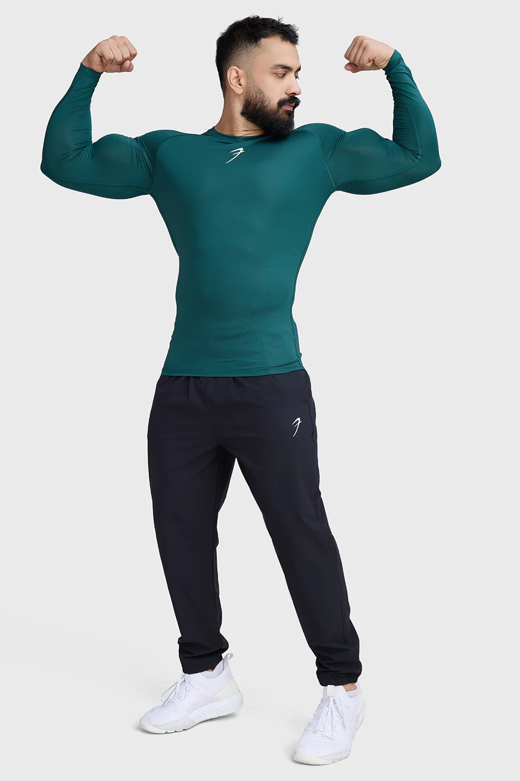Compression Fullsleeves T-shirt Emerald Green - Image 2