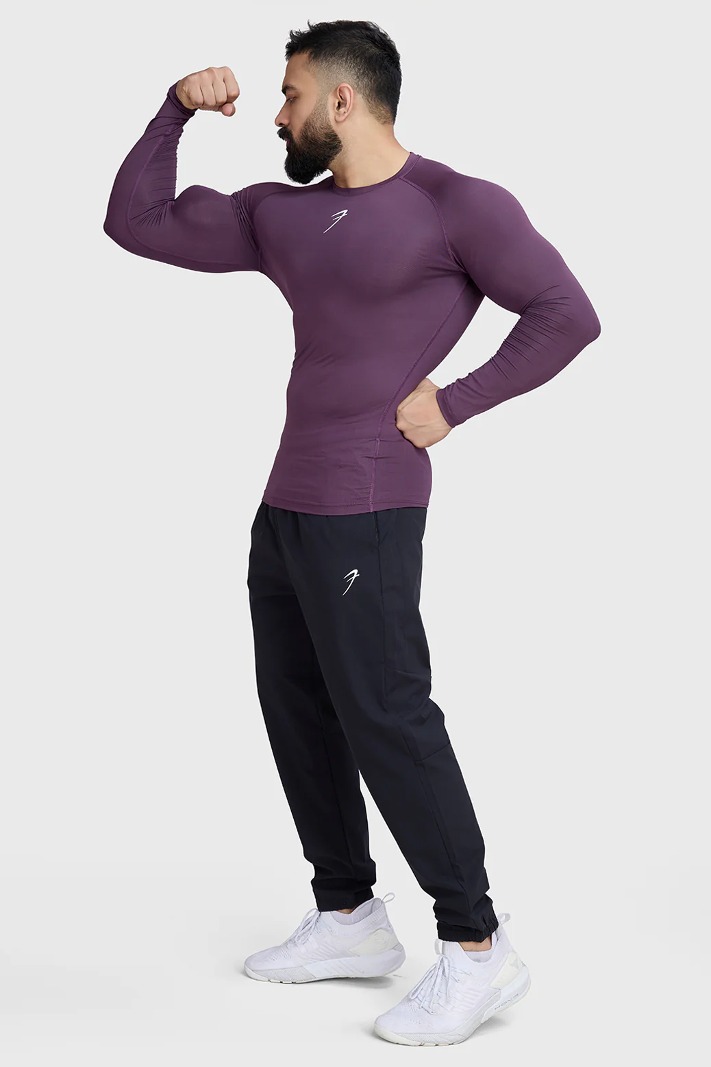 Compression Fullsleeves T-shirt Plum - Image 7