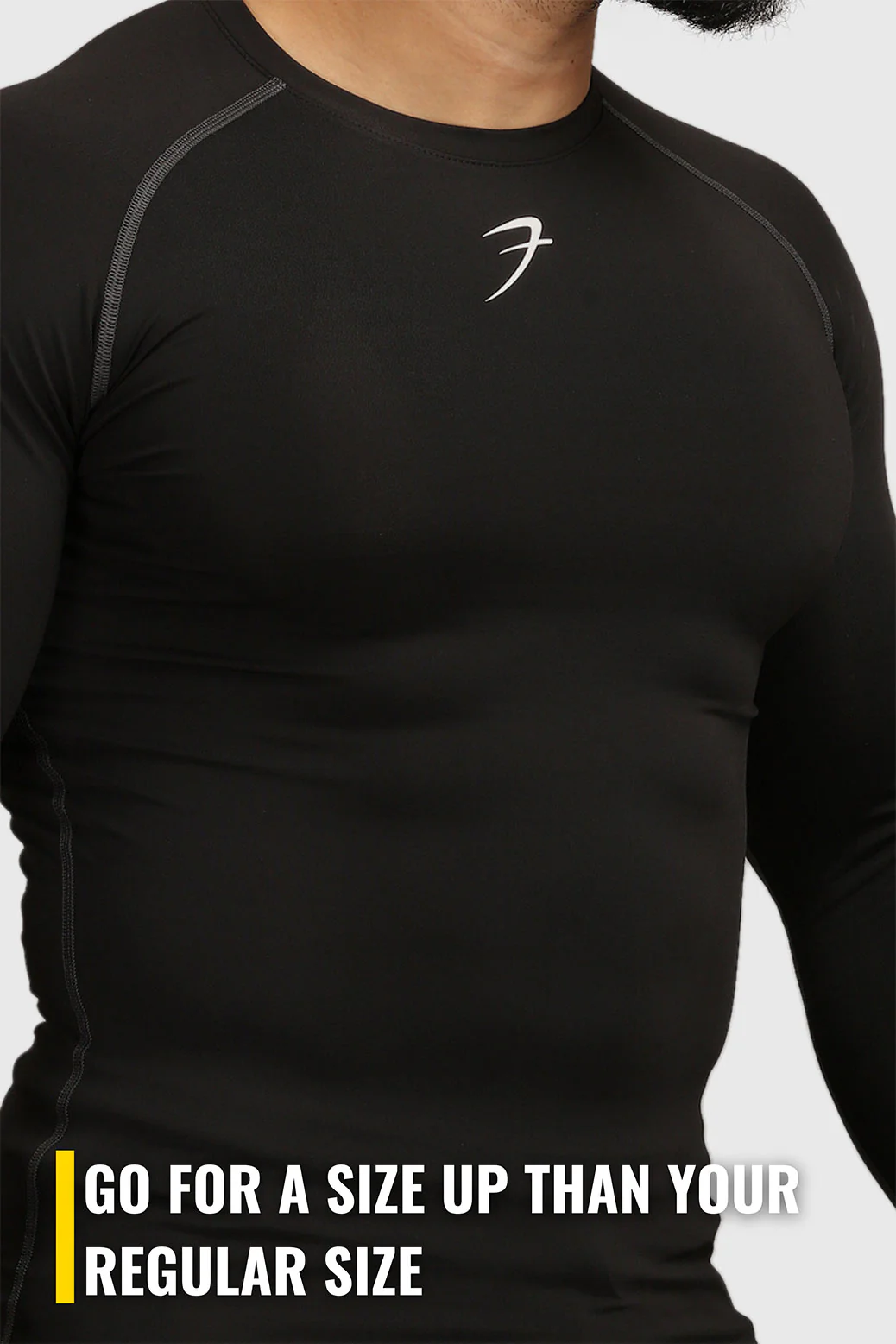 Compression Fullsleeves T-shirt Black - Image 5