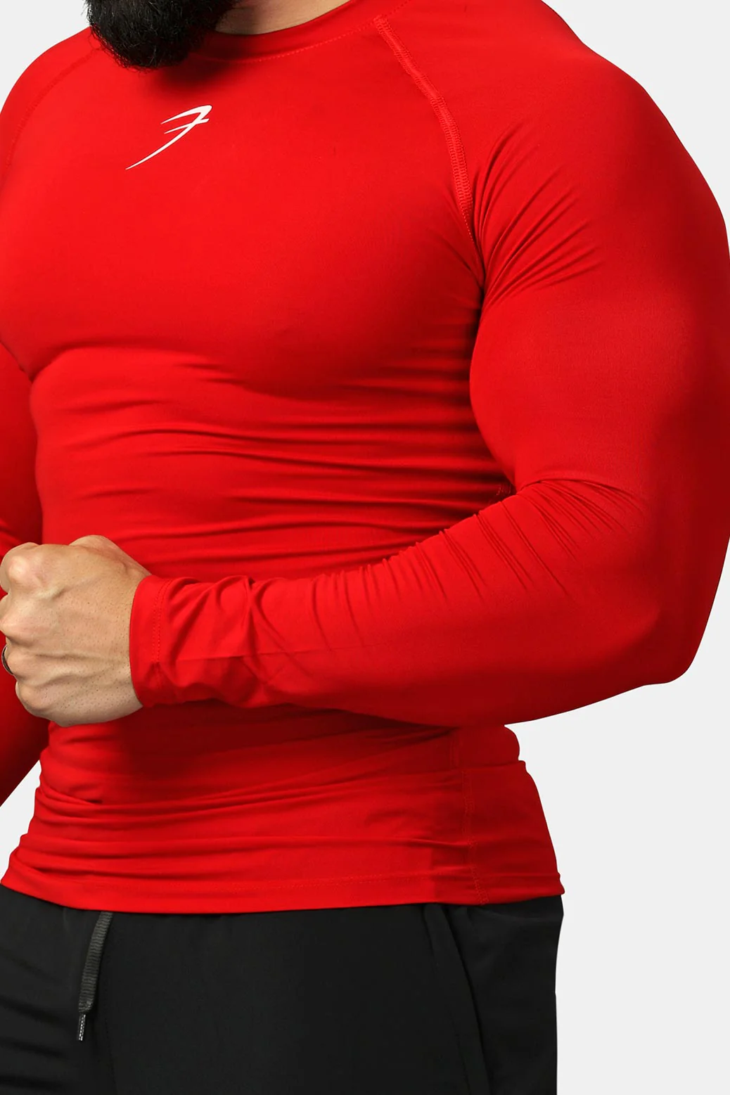 Compression Fullsleeves T-shirt Red - Image 3