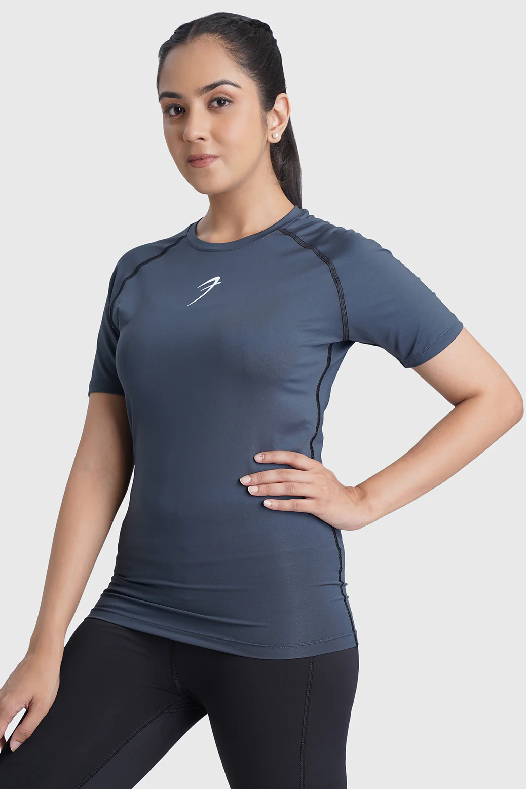 Compression T-shirt Grey - Image 4