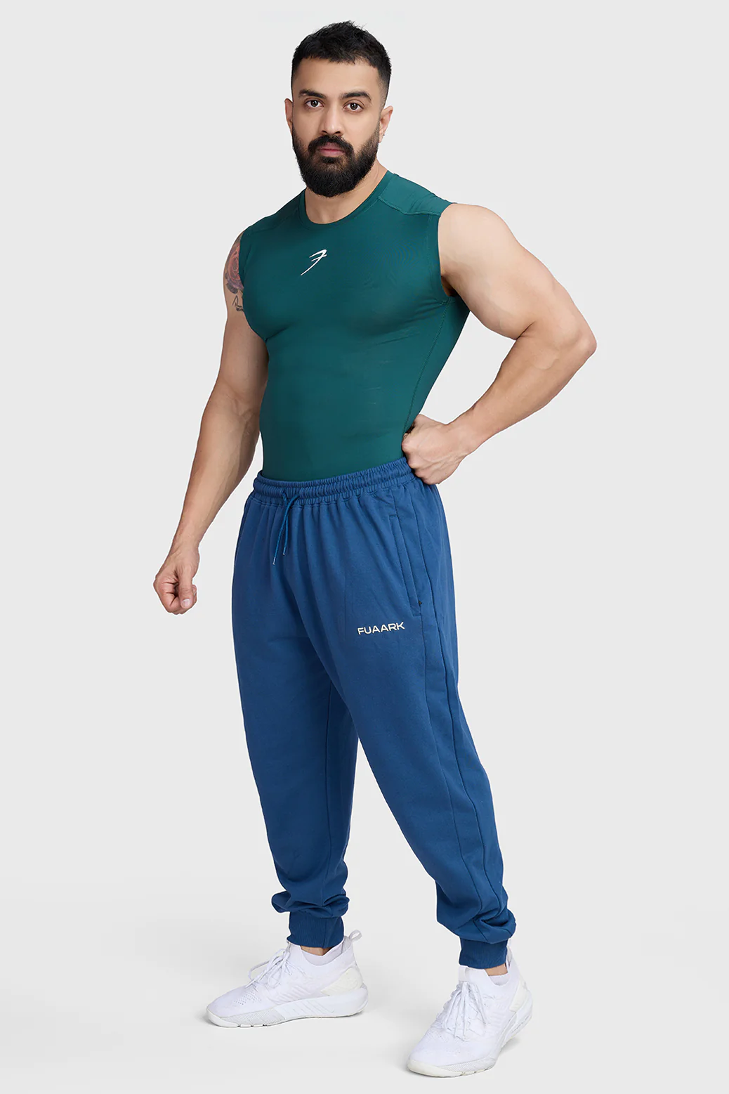 Compression Sleeveless Tank Emerald Green - Image 3