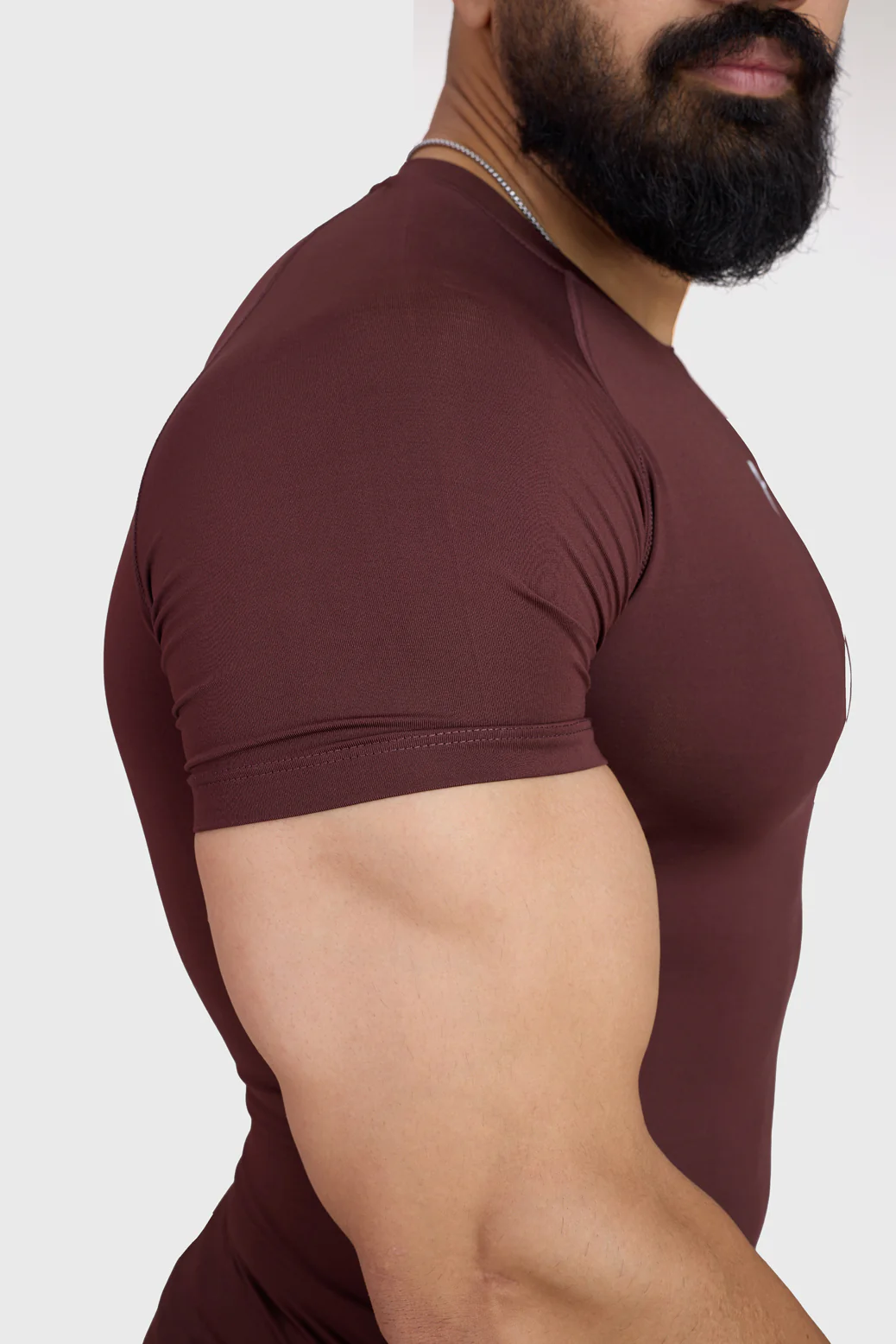 Compression T-shirt Brown - Image 4