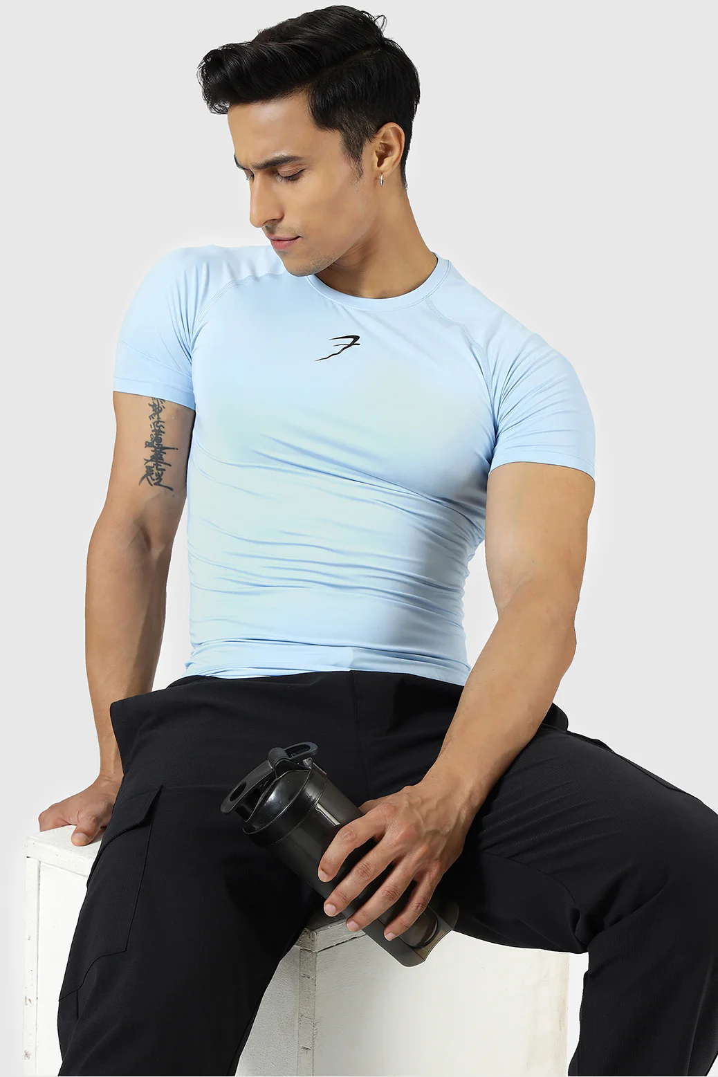 Compression T-shirt Glacial Blue - Image 5