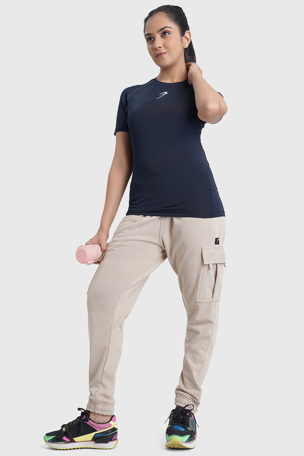 Compression T-shirt Navy - Image 2