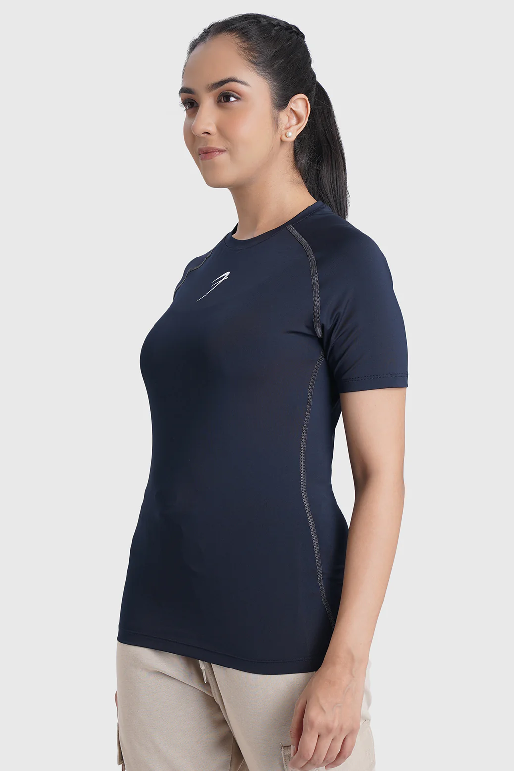 Compression T-shirt Navy - Image 4