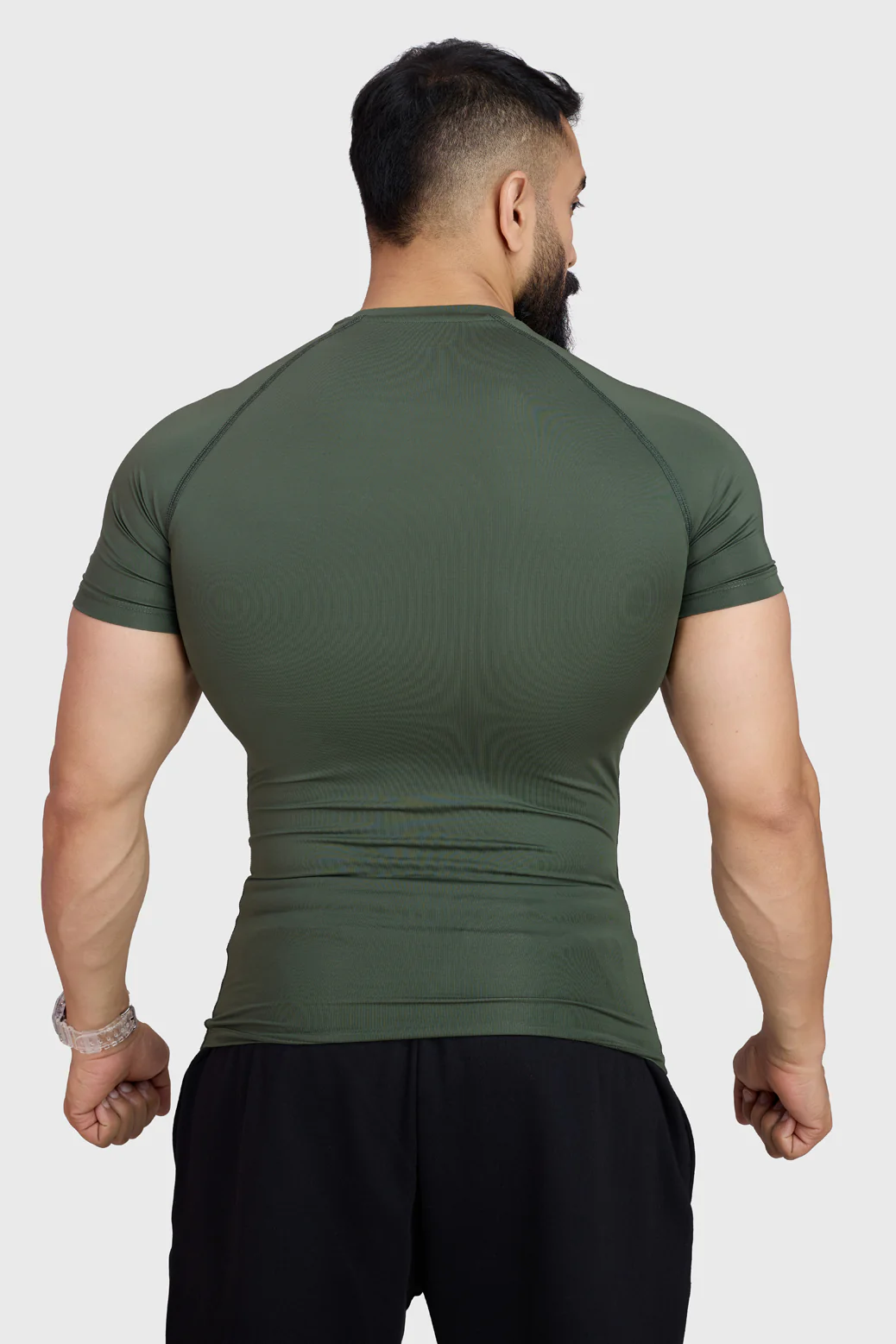Compression T-shirt Olive - Image 6