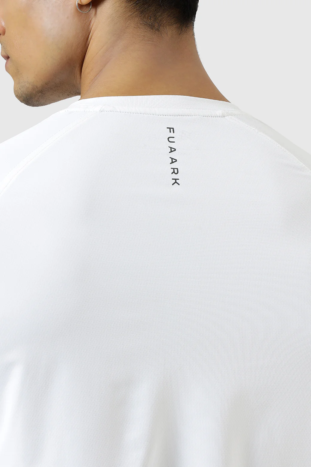Core Fullsleeves T-shirt White - Image 4