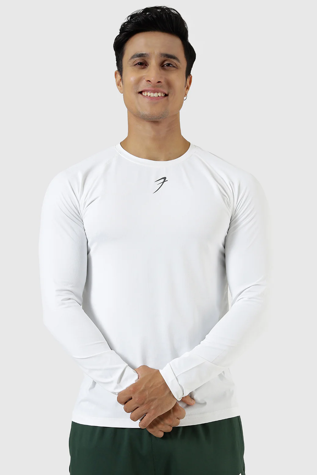 Core Fullsleeves T-shirt White - Image 5