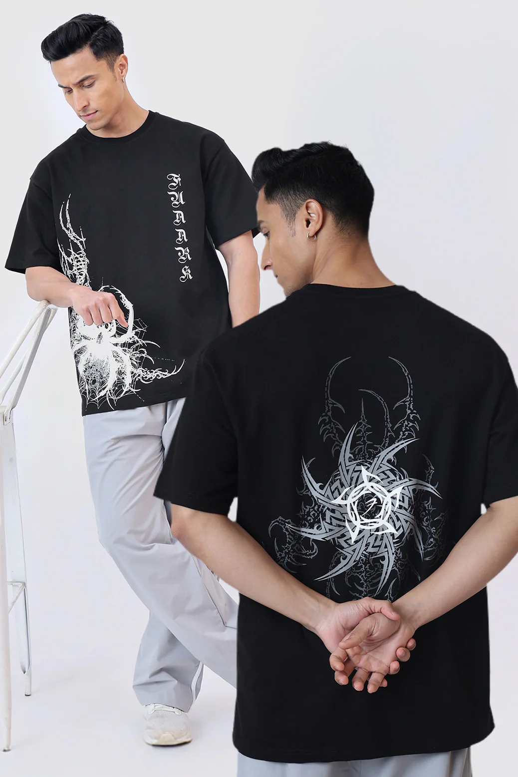 Dark Web Oversized T-shirt Black