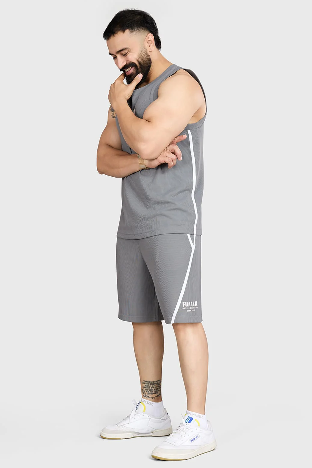 Drip Oversized Tank Dark Grey - Image 2