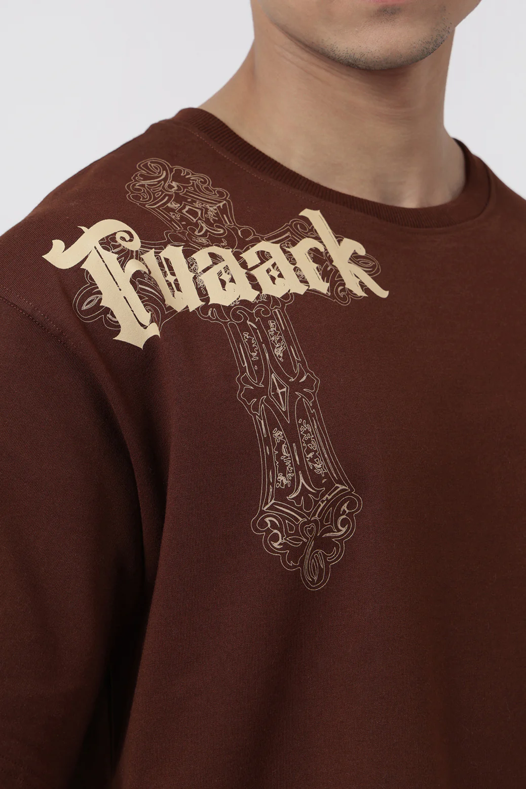 Eagle Oversized T-shirt Coffee - Image 4