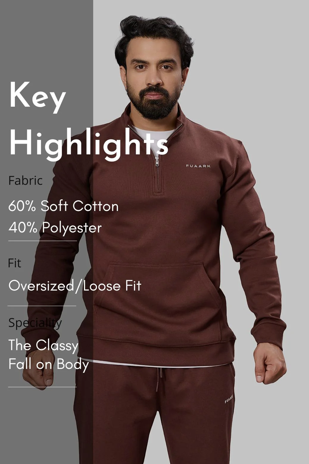 Eclipse Pullover Brown - Image 7
