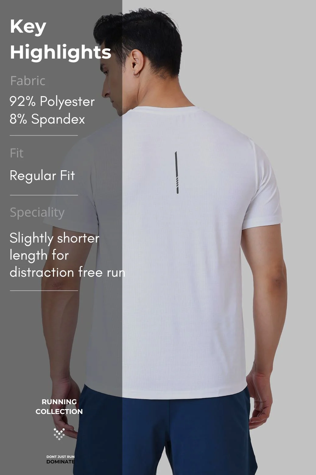 Ember Running T-shirt White - Image 7